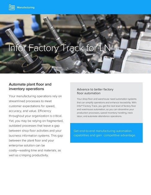 Automate production and warehousing processes